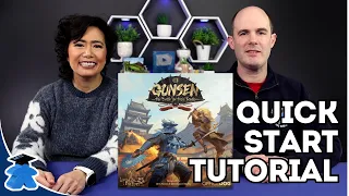 Gunsen: The Battle for Toshi Ranbo. Start Playing in 13 mins - Concise Board Game Tutorial