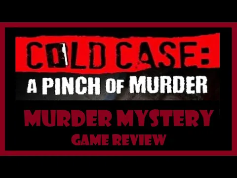 A Pinch of Murder: Cold Case Murder Mystery Review