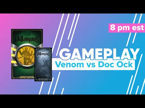 Marvel Villainous Twisted Ambitions Venom vs Doc Ock Gameplay | @RavensburgerNA