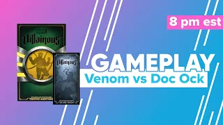Marvel Villainous Twisted Ambitions Venom vs Doc Ock Gameplay | @RavensburgerNA