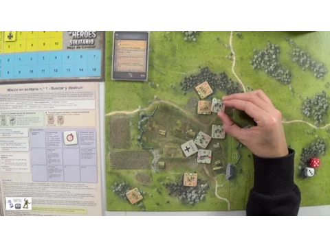 113.3.- Conflict of Heroes. Expansión solitario (Devir): sesión de juego