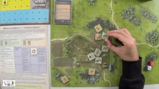 113.3.- Conflict of Heroes. Expansión solitario (Devir): sesión de juego