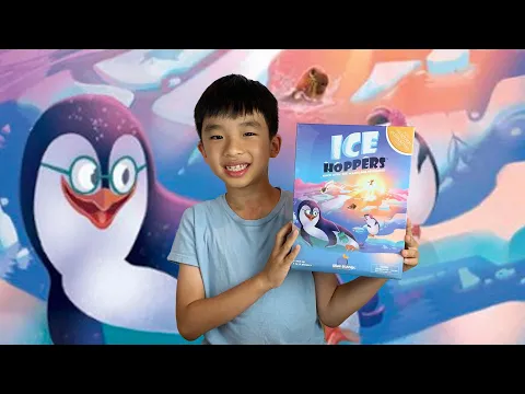 Ice Hoppers Cooperative Kids Penguin Game Unboxing and Review | Blue Orange Games