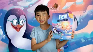 Ice Hoppers Cooperative Kids Penguin Game Unboxing and Review | Blue Orange Games