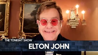 Elton John Accidentally Rejected a Birthday Serenade from Stevie Wonder | The Tonight Show