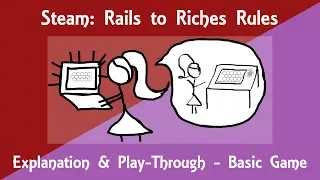 Steam: Rails to Riches Digital Port Rules Explanation & Play-Through: Basic Rules