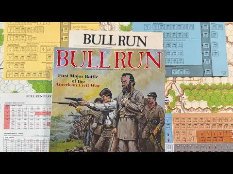 Bull Run (Avalon Hill) - Cinematic Unbox of NIS Vintage Edition on Anniversary (July 21, 1861)