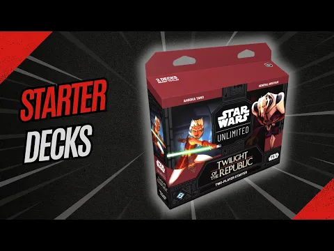 Star Wars Unlimited - Twilight of the Republic - Starter Decks - Live Replay