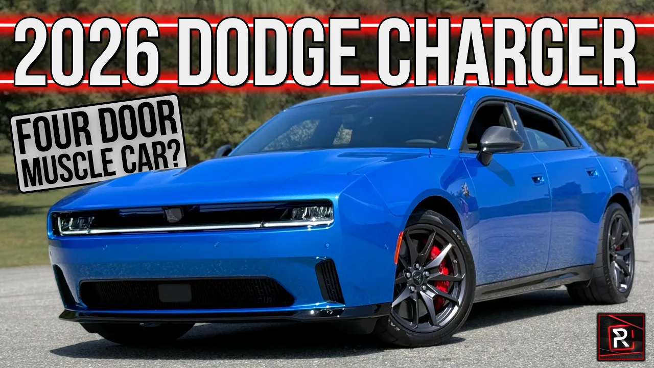 The 2026 Dodge Charger Daytona Scat Pack Is A 4-Door Muscle Car For New Age Enthusiasts