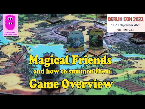 Magical Friends and how to summon them, Game Overview at Berlin Brettspiel Con 2021