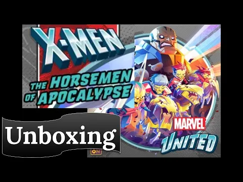 Marvel United: X-Men - The Horsemen of Apocalypse: Unboxing
