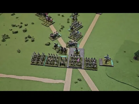 Brienne 1814 - Volley and Bayonet Wargame - 20mm figures - Part 1 of 11