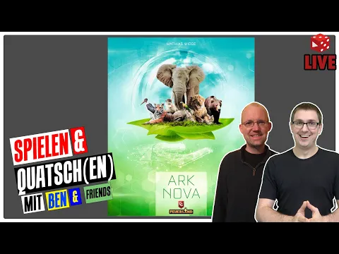 Arche Nova (Mathias Wigge, Feuerland 2021) - Brettspiel Live Let's Play mit Flo & Ben und dem Autor