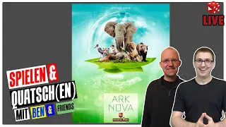 Arche Nova (Mathias Wigge, Feuerland 2021) - Brettspiel Live Let's Play mit Flo & Ben und dem Autor