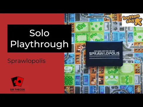 Solo Playthrough | Sprawlopolis (Button Shy Games)