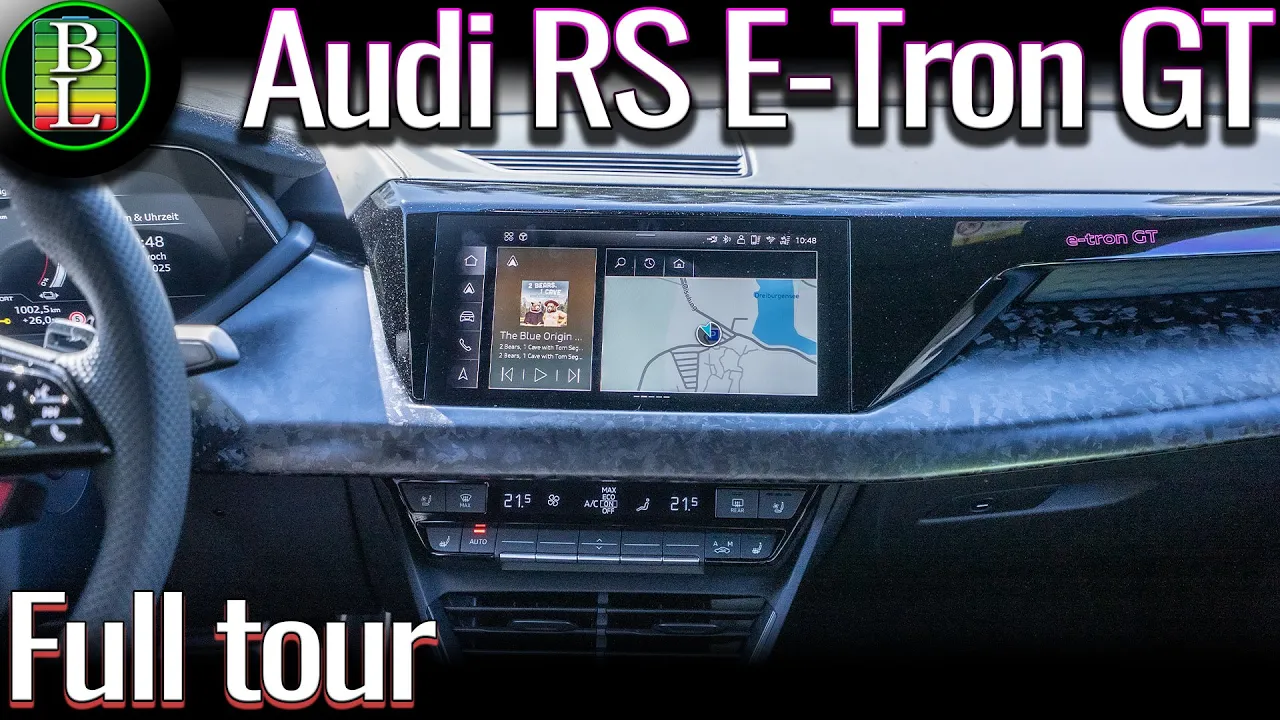 Audi E-Tron GT Infotainment is better than Q4, worse than Q6