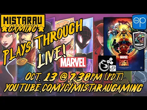 Mista Rau Gaming LIVE! Marvel Dice Throne