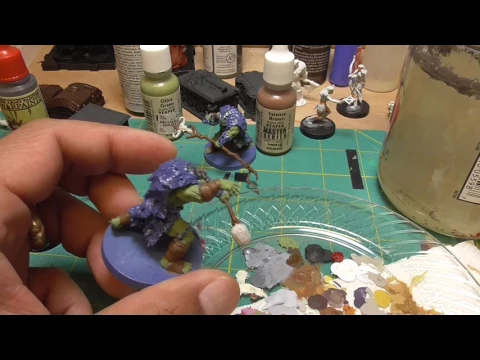 Quick Painting Orc Shamans from Sword & Sorcery