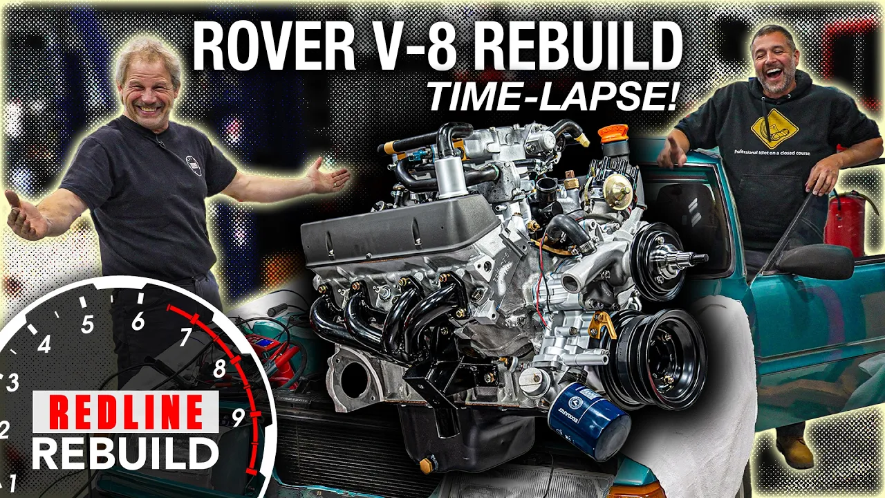 Tired V-8 engine gets TOTAL rebuild for Jason Cammisa's Rover SD1 | Redline Rebuild