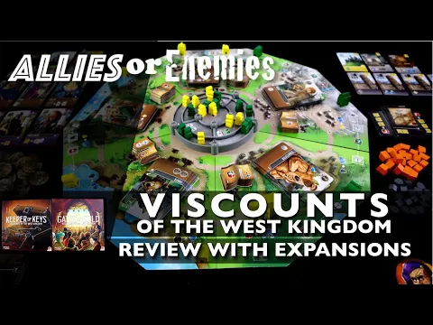 Viscounts of the West Kingdom - Review (With Keeper of the Keys and Gates of Gold Expansions)