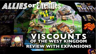 Viscounts of the West Kingdom - Review (With Keeper of the Keys and Gates of Gold Expansions)