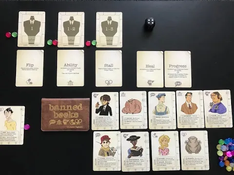Banned Books solo game from Jason Tagmire and Button Shy Games