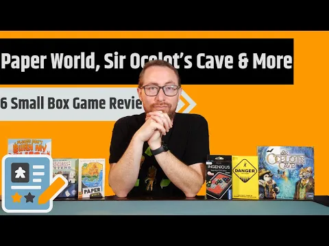 6 Small Box Game Reviews - Ocelot's Cove, Paper World, First Class Letters & More!