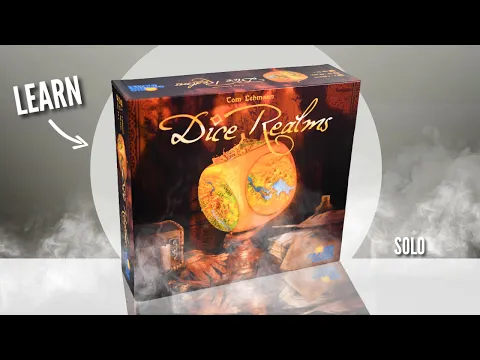 Dice Realms Board Game | Solo Playthrough & Tutorial (With NEW Trade Expansion)