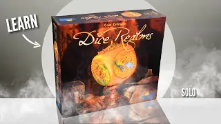 Dice Realms Board Game | Solo Playthrough & Tutorial (With NEW Trade Expansion)