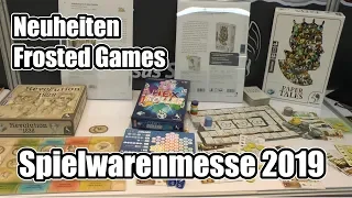 Spielwarenmesse 2019: Neuheiten Frosted Games (Revolution 1828, Hex Roller, ...)