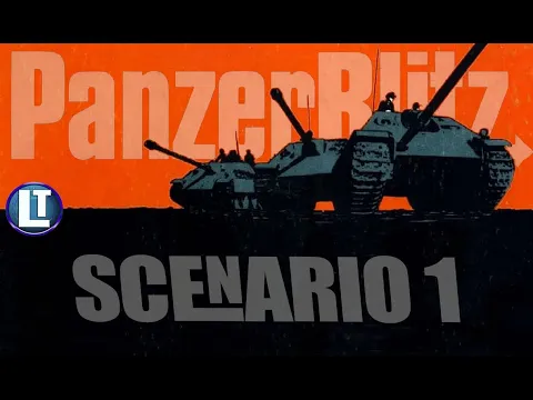 PANZERBLITZ SITUATION 1 Playthrough / Example of Gameplay / AVALON HILL Board Game /RETRO GAME NIGHT