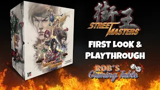 Street Masters First Look & Solo Playthrough 🕹️👊🎲