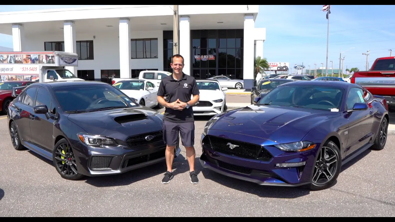 2020 Ford Mustang GT or Subaru WRX STI Which PERFORMANCE car is the RIGHT one to BUY?