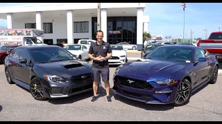 2020 Ford Mustang GT or Subaru WRX STI Which PERFORMANCE car is the RIGHT one to BUY?