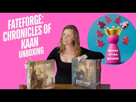 Fateforge: Chronicles of Kaan Deluxe Unboxing + Clash of the Immortals