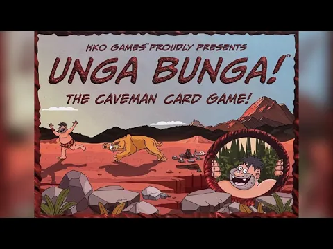 Unga Bunga! The Caveman Card Game PLAYTHROUGH (New)