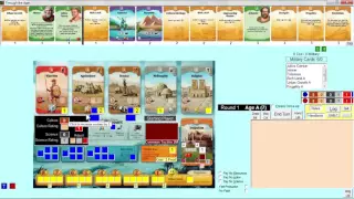 Through the Ages (A New Story...): Full 2-Player Instructional Play-through (computerized)