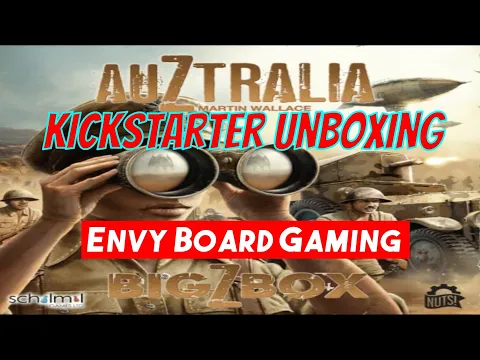 Kickstarter unboxing- AuZtralia Big Box