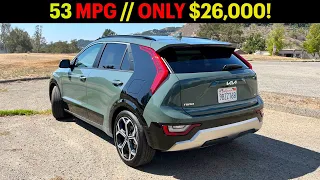2023 Kia Niro Hybrid // We Take the *53 MPG* CUV for a Spin! (Part 2)