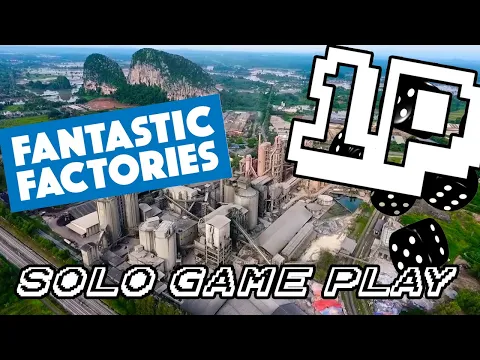 Fantastic Factories Solo Game Play - Vs The Machine - Kickstarter Special