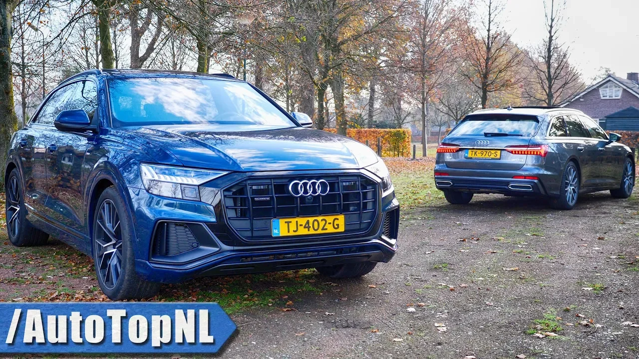 2019 Audi Q8 50 TDI & Audi A6 Avant 40 TDI Review by AutoTopNL (English Subtitles)