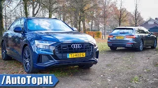 2019 Audi Q8 50 TDI & Audi A6 Avant 40 TDI Review by AutoTopNL (English Subtitles)