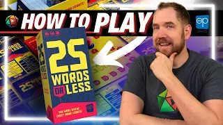 How to Play 25 WORDS OR LESS | Board Game Tutorial