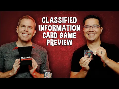 Preview of Classified Information - Cyberpunk Deduction Card Game