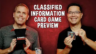 Preview of Classified Information - Cyberpunk Deduction Card Game
