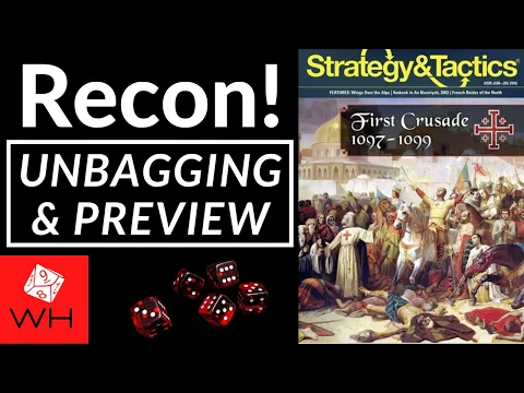 Recon! First Crusade 1097-1099 | Medieval | Solitaire | Unbagging