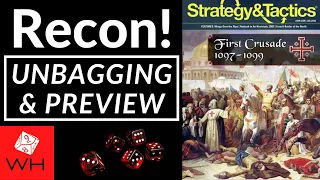Recon! First Crusade 1097-1099 | Medieval | Solitaire | Unbagging