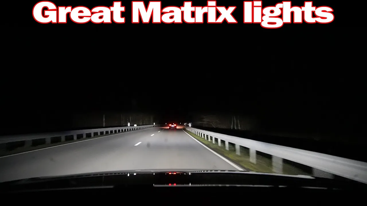 The Volvo C40 by night - interior and Matrix LED Auto high beam test