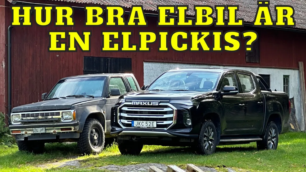 Maxus T90EV - Europas enda elpickup testad | Elbilsmagasinet