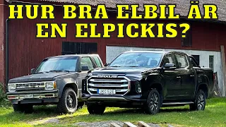 Maxus T90EV - Europas enda elpickup testad | Elbilsmagasinet